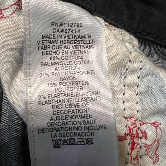 Sz L True Religion dark blue wash denim jumpsuit - Picture 12 of 12